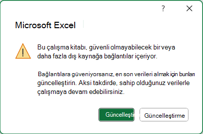 Güvenli olmayan bağlantı iletişim kutusu