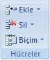 Excel Şerit Görüntüsü