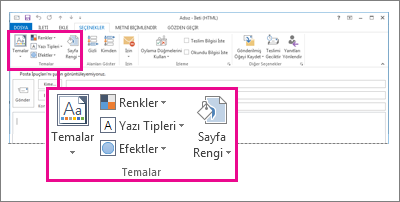 Şeritte temalar grubu