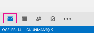 Simge görünümlü gezinti çubuğu