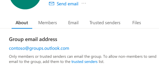 Outlook.com Grubuna güvenilen gönderenler ekleyin.