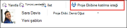 E-postadan gruba katılma isteği