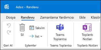 Toplantısı Outlook Toplantı Notları
