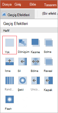 Geçişleri kaldırma