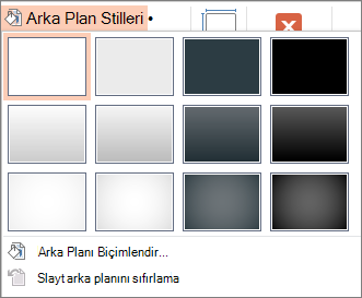PowerPoint arka plan slaytları
