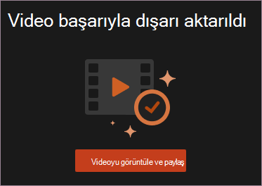Videoyu görüntüle ve paylaş