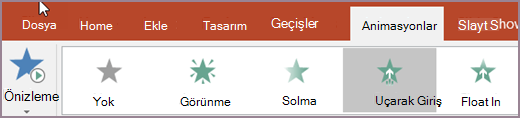 Animasyon seçin