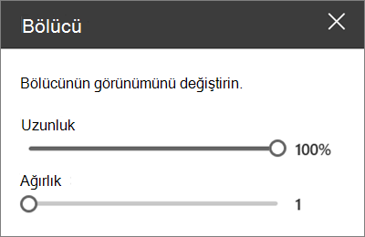 SharePoint Online'da siteyi düzenlerken Bölücü web bölümü ayrıntıları bölmesi