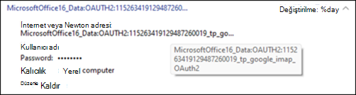 MSOffice OAUTH2 iletisi