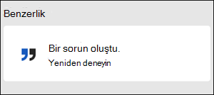 Hata: Word'da bir sorun oluştu
