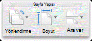Word Düzen sekmesi, Sayfa Yapısı grubu