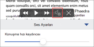 Okuma hızını artırma veya azaltma