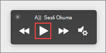 Yürüt'ü seçin