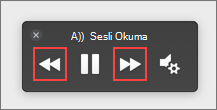 Önceki veya Sonrakini seç