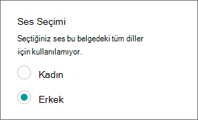 Ses seçimi