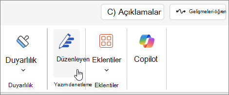WordWord menüsü