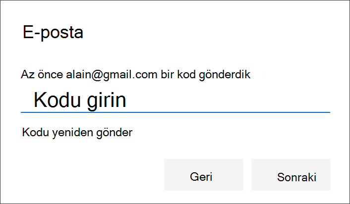 Telefon numarası ekleyin ve kısa mesaj seçin