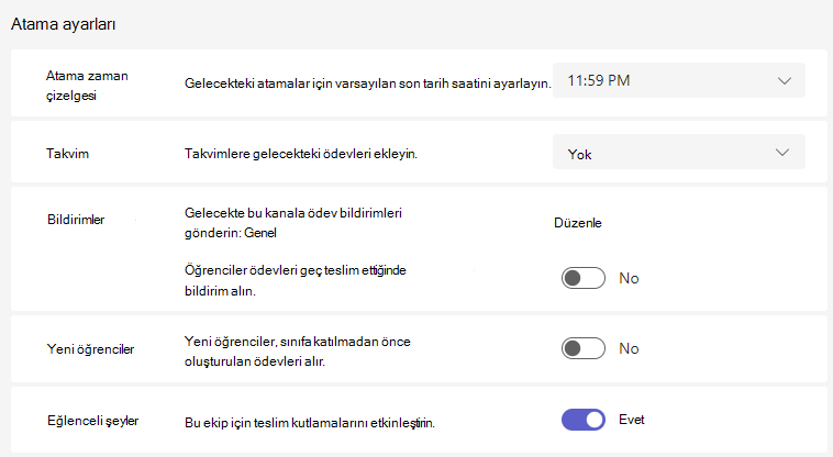 Eğlenceli özellikler