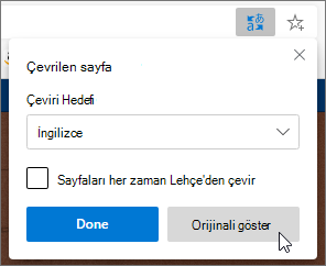 Orijinali göster'e tıklayın
