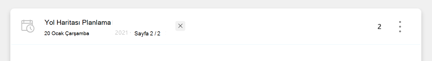 Toplantı Üst Bilgisini Kaldır