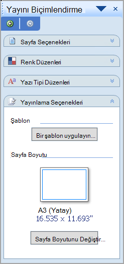Yayını biçimlendirme