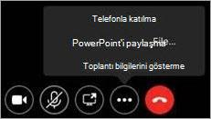 Diğer Seçenekler düğmesini gösteren ekran görüntüsü