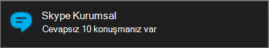 Windows Uyarıları aracılığıyla kaçırdığınız iletilerle ilgili uyarı alma
