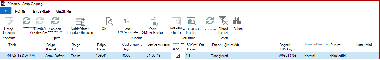 SII geçmişini düzenle