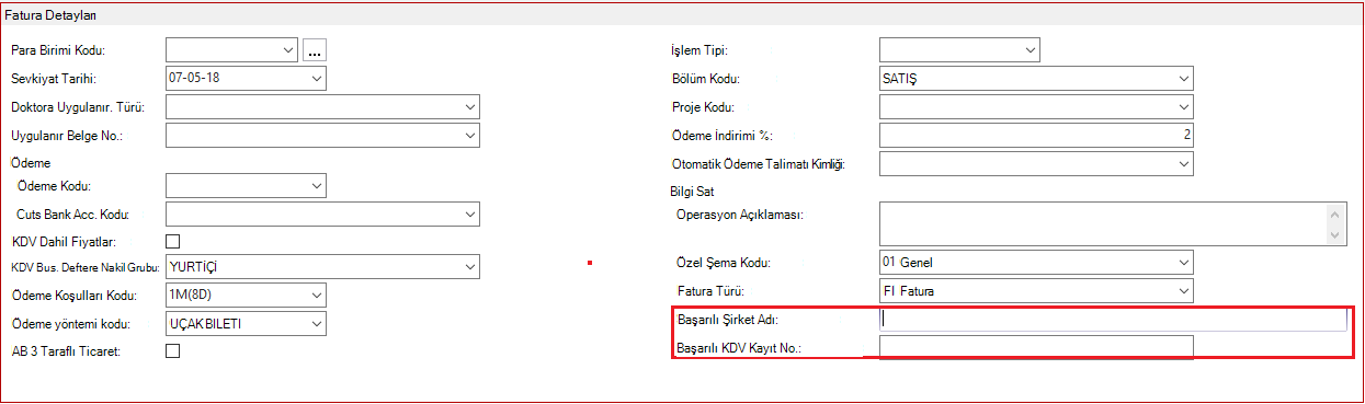 Fatura Detayları