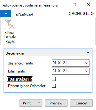 Ödeme uygulamaları raporlaması