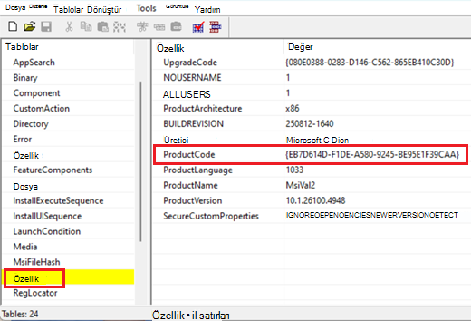 Screenshot of ORCA tool