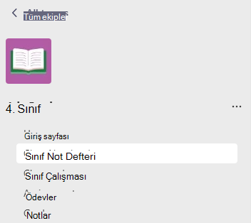 Sınıf Not Defteri