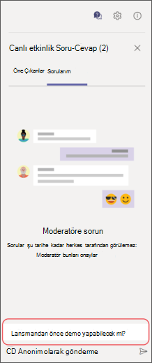 Özel Soru-Cevap Soru Sor
