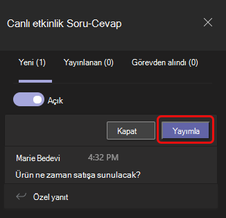 Yeni sekmesi ilk sekmedir