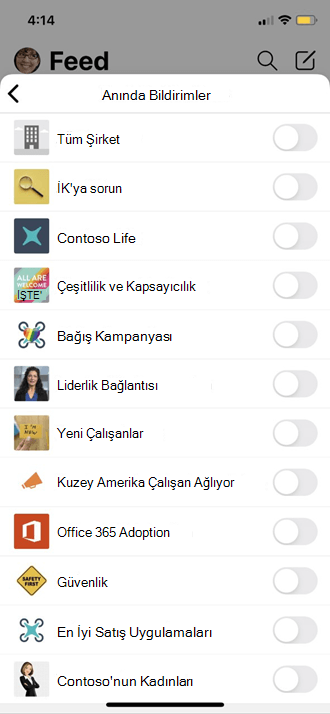Mobil profil ayarlarınızı gönderme