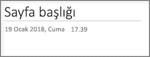 Web için OneNote'de sayfayı yeniden adlandırma