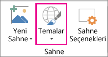3B Haritalar Temalar seçeneği