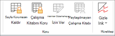 Sayfa Korumasını Kaldır