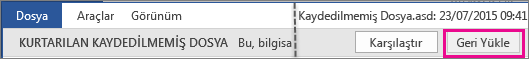 Office 2016 Kaydedilmemiş Dosyayı Aç