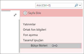Bir sayfayı alt sayfa yapma veya alt sayfayı yükselterek sayfa yapma.
