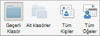 Kişi arama seçeneklerini gösterir