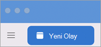 Outlook Mac Yeni etkinlik