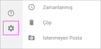 Ayarlar'a gidin