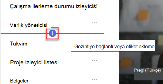 Naviagation'a yeni bir bağlantı ekleme ekran görüntüsü