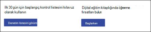 Düğme web bölümünün önizlemesi.