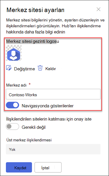 hubsite NAV logosu adının ekran görüntüsü