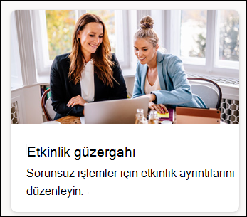 Liste şablonu etkinlik güzergahının ekran görüntüsü