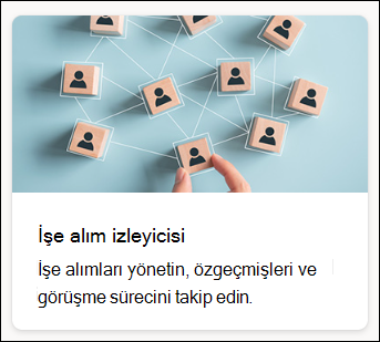 Liste şablonu işe alım izleyicisinin ekran görüntüsü