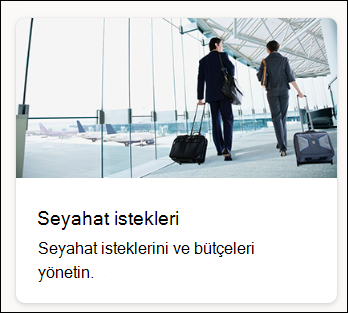 liste şablonu seyahat isteğinin ekran görüntüsü