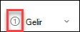 sayı sütununun ekran görüntüsü
